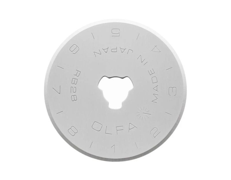 OLFA 28mm RB28 Tungsten Steel Rotary Blade - 2 Pack