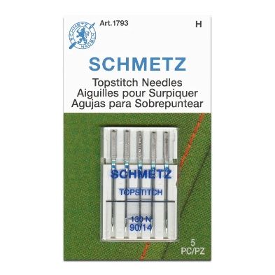 Schmetz Topstitch Needle 130N - Sz 90/14