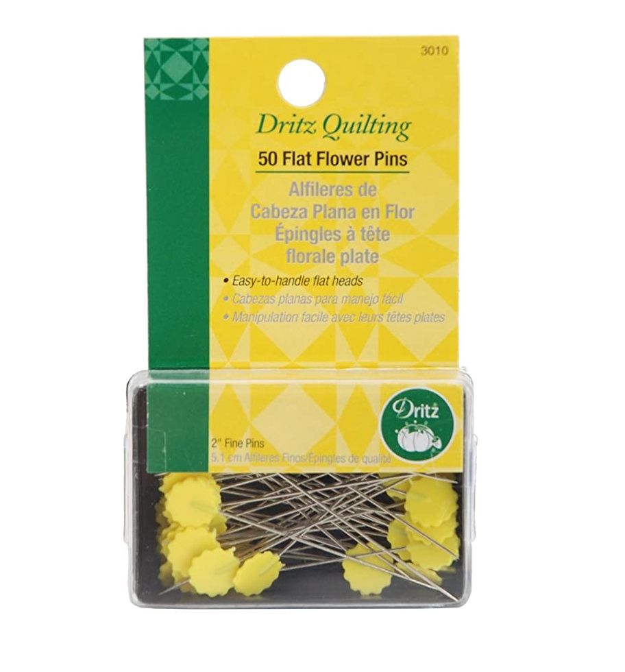 Flat Flower Head Pins - 2&quot; - 50 Count