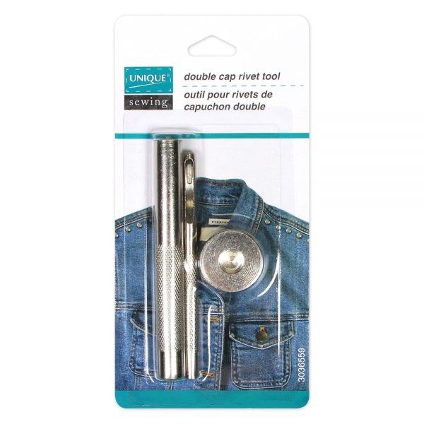 Double Cap Rivet Tool for 8mm x 4mm (5/16″ x 3/16″) Rivets