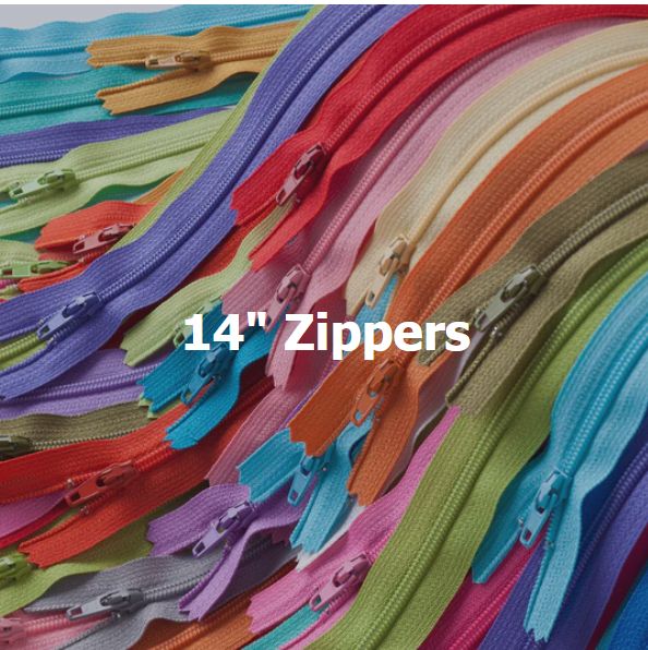 Atkinson Designs 14” Non-Separating Zippers