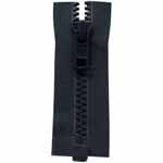 Costumakers One-Way Separating Zipper - Medium Weight - Molded Teeth - Activewear