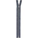 Costumakers One-Way Separating Zipper - Silver Teeth - Medium/Light Weight - Sportswear, Size: 26”/65cm, Colour: Rail