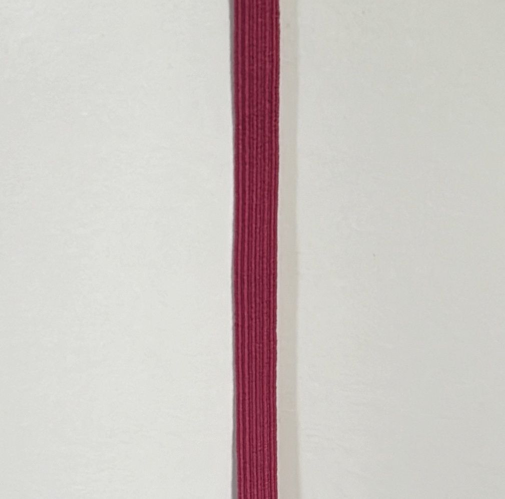 Creative Decor Elastic By the Meter - Pink - 7/16” (11mm) Wide.
