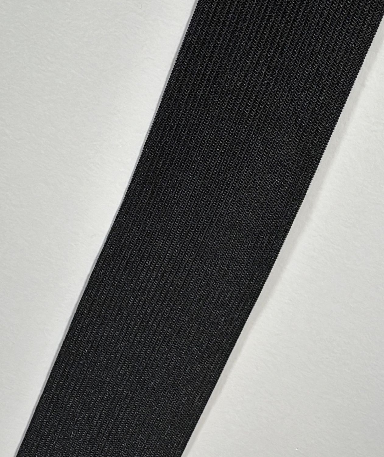 Unique Belting Elastic by the Metre - 2” (50mm), Colour: Black
