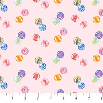 Thrift Shop by Lousie Pretzel in Pink Marbles by FIGO Fabrics