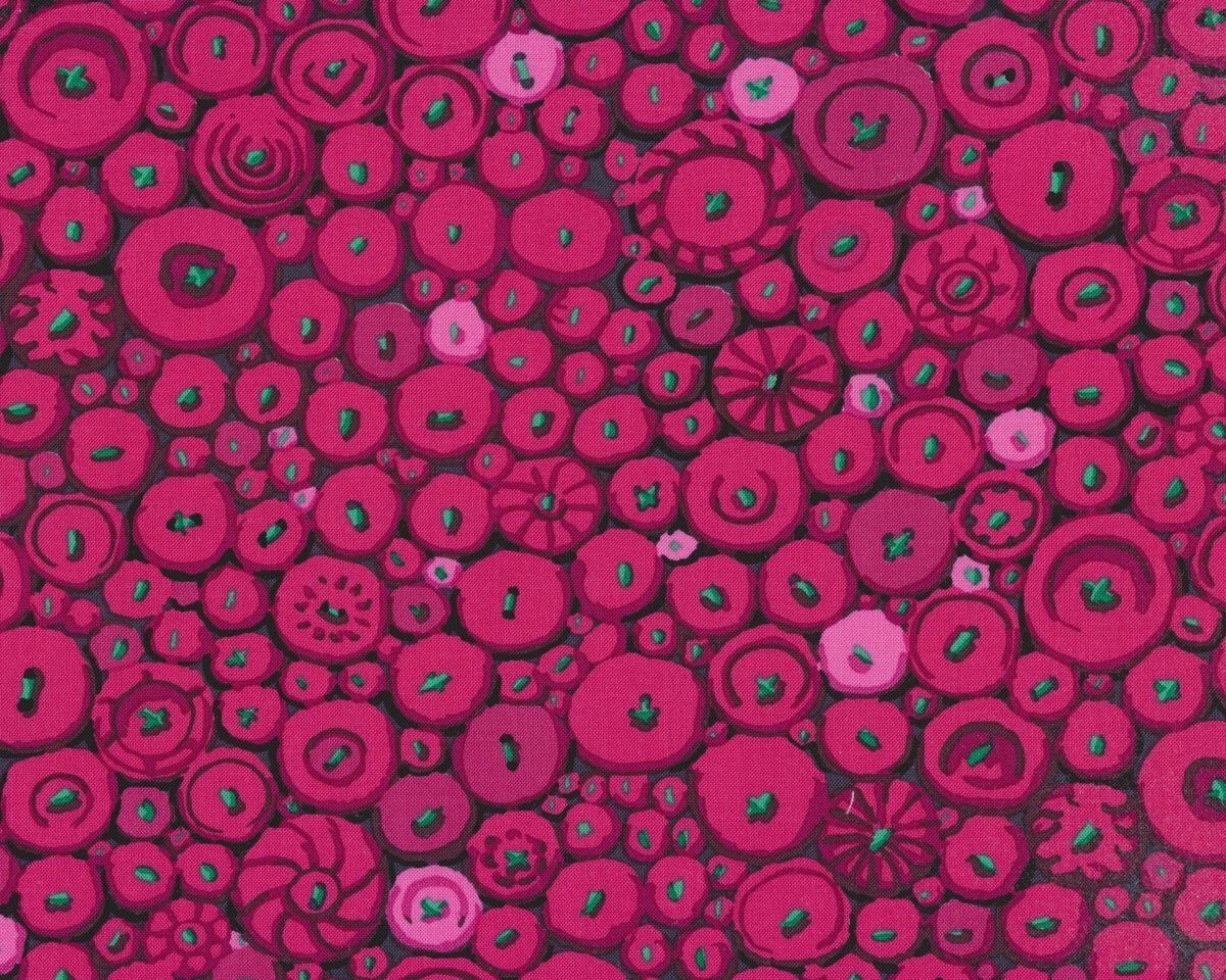 Button Mosaic in &quot;Red&quot; by Kaffe Fassett