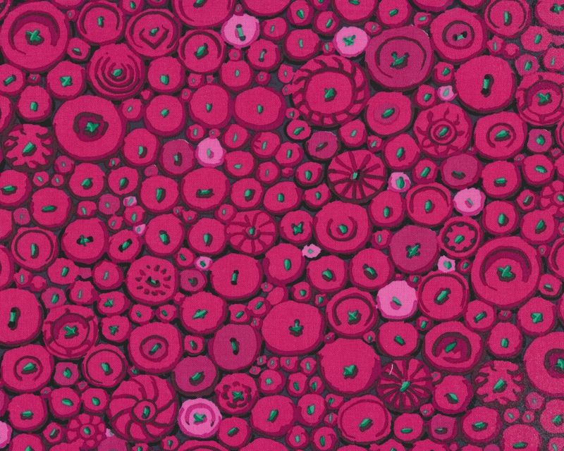 Button Mosaic in &quot;Red&quot; by Kaffe Fassett