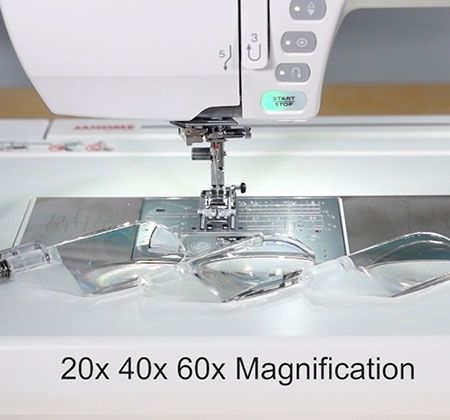 Janome Optic Magnifier (Long Holder) - 20x 40x 60x