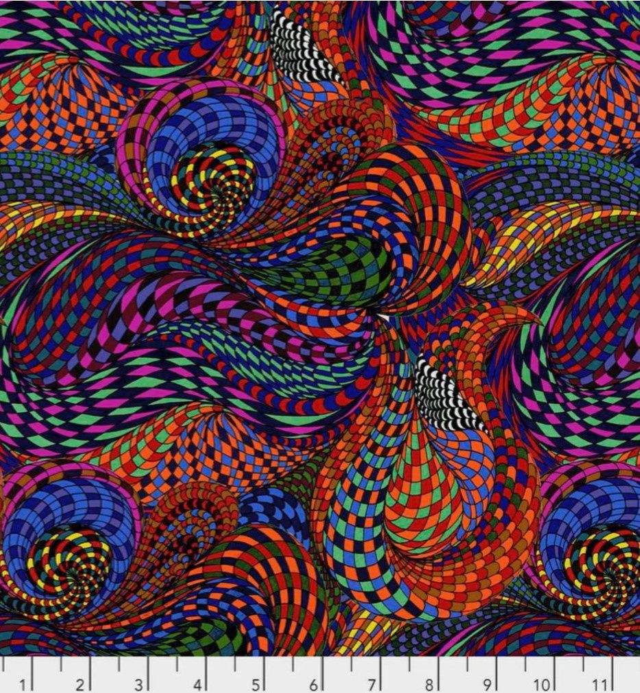 Clearance - BioGeo 1 Kaleido in Multi designed by Adrienne Leban for FreeSpirit Fabrics