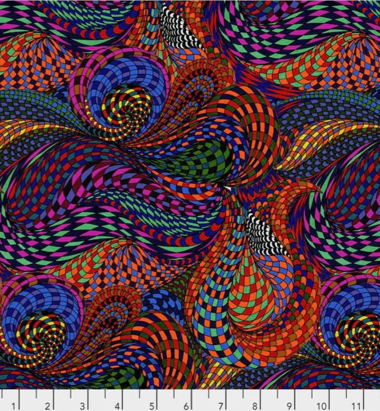 Clearance - BioGeo 1 Kaleido in Multi designed by Adrienne Leban for FreeSpirit Fabrics