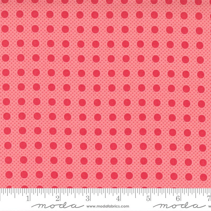 Clearance - Beautiful Day in Scarlet/Tea Rose by Corey Yoder for Moda Fabrics