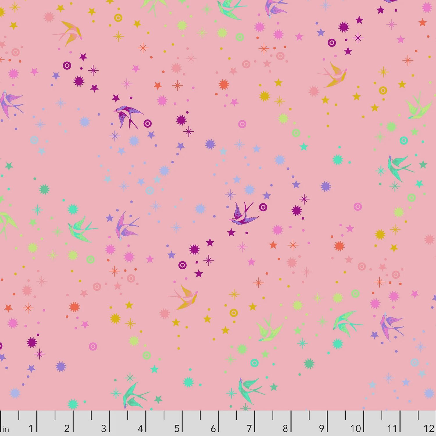 True Colors Fairy Dust in Blush by Tula Pink for FreeSpirit Fabrics