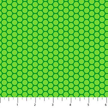 Fun &amp; Games Tonal Dots in Green by Northcott