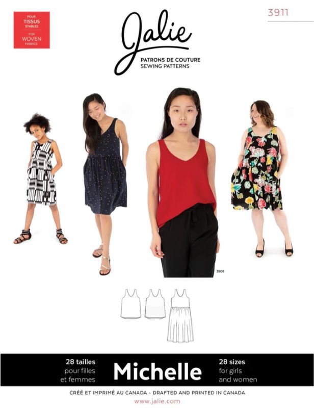 Jalie 3911 - Michelle Tanks and Dresses - Paper Pattern