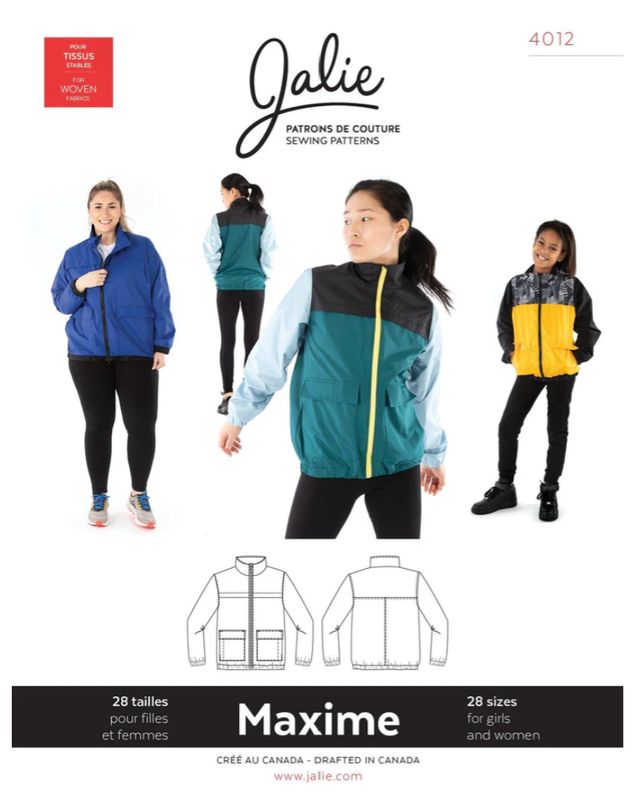 Jalie 4012 - Maxime Three-Season Jacket - Paper Patten