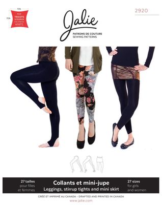 Jalie 2920 - Leggings, Stirrup Tights and Mini-Skirt - Paper Pattern