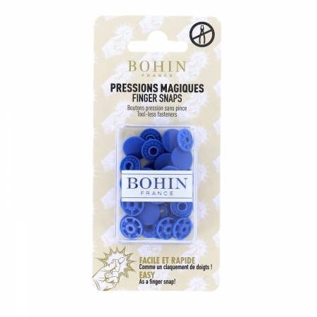 Bohin Plastic Finger Snaps - 1/2" (13 mm) - 8 pack