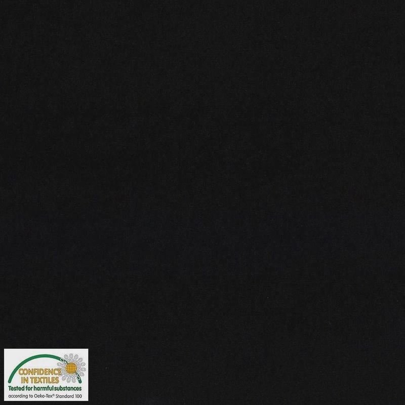 Avalana Velour Black 24 010 by Stof Fabrics