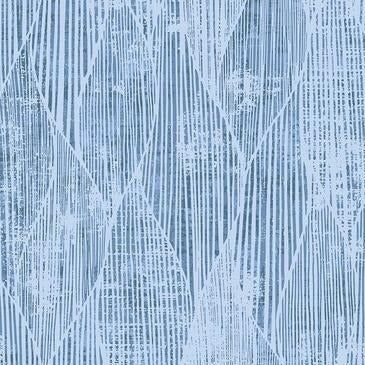 1.5m Remnant - Frequency in Blue by FreeSpirit Fabrics (Wideback)