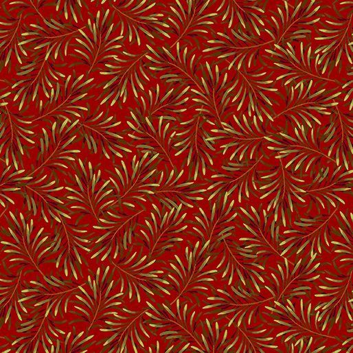 Boughs of Beauty in Russet by Kanvas Studio for Benartex