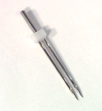 Sewing Machine Needles - 2mm Twin Needle sz 14 (Left)