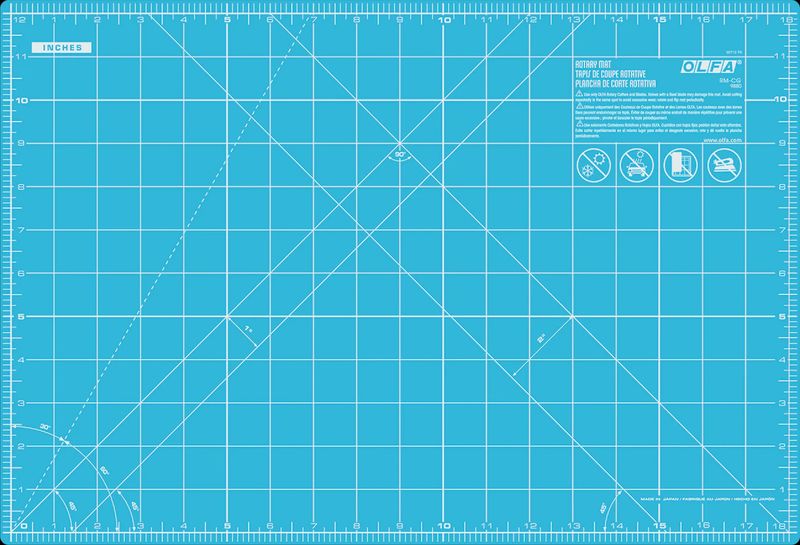 OLFA Self-Healing Rotary Mat - 12” x 18”