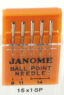 Janome Sewing Machine Needles - Ball Point