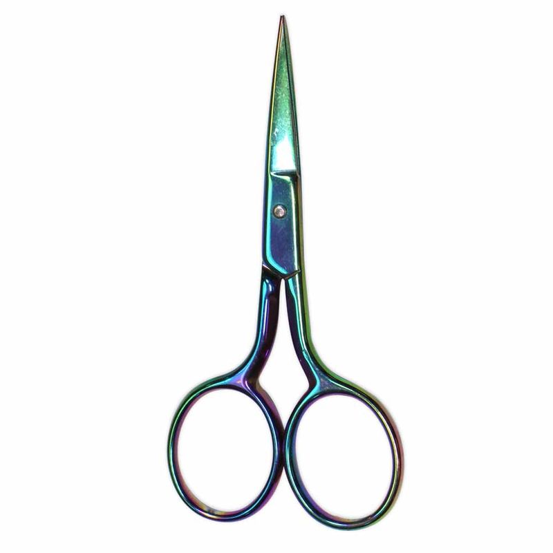 3.5&quot; Rainbow Titanium Needlework Scissors