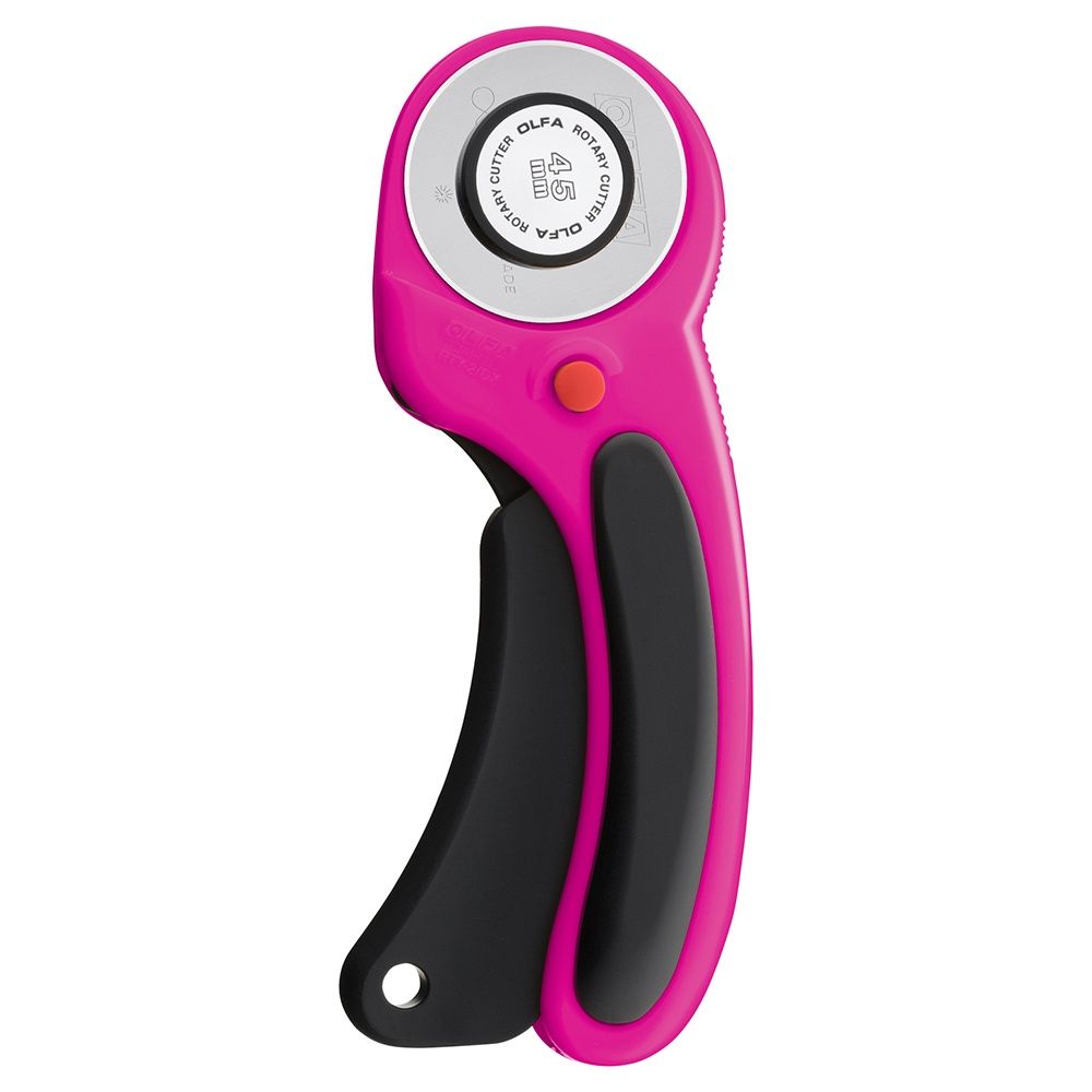 OLFA 45mm RTY-2/DX/MAG Ergonomic Rotary Cutter - Magenta