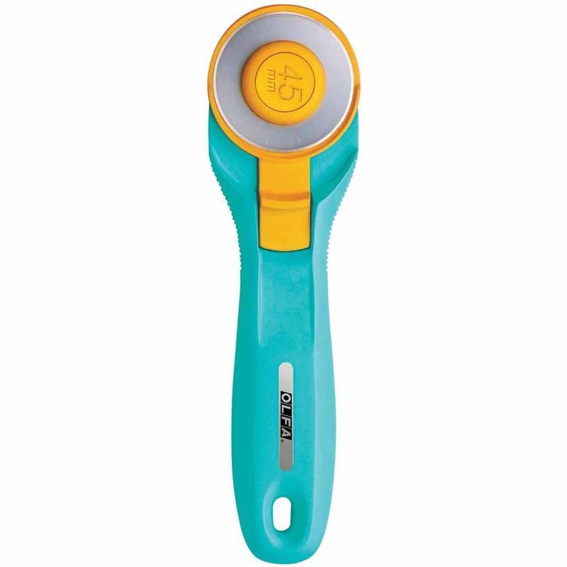 OLFA 45mm Splash Quick Change Rotary Cutter - Aqua