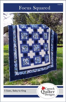 Focus Squared Quilt Pattern by Canuck Quilter Designs