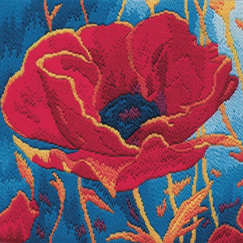 Long Stitch - Poppy Head