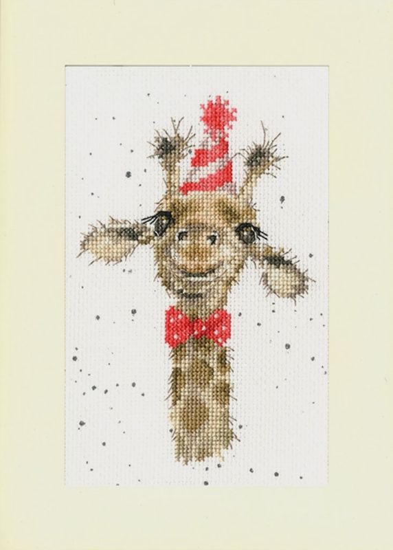 Greeting Card - I&#39;m Just Here For The Cake - by Hannah Dale