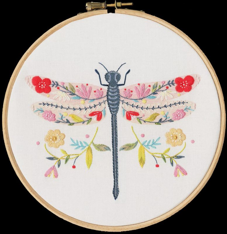 Pollen Embroidery - Dragonfly - by Ally Gore