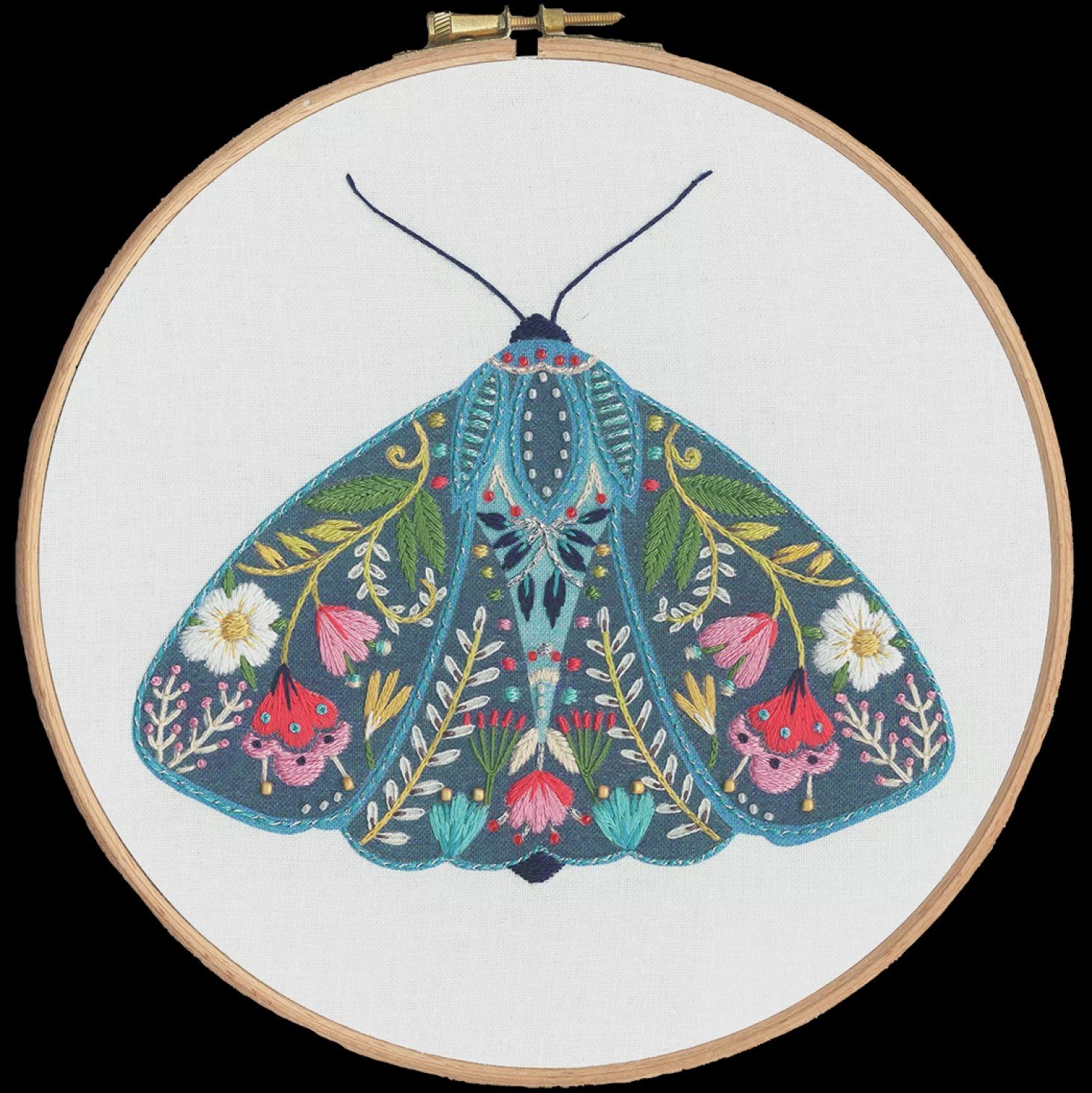 Pollen Embroidery - Moth - by Ally Gore