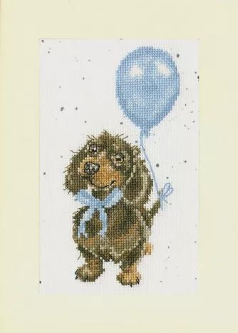 Greeting Card - Welcome Little Sausage - by Hannah Dale
