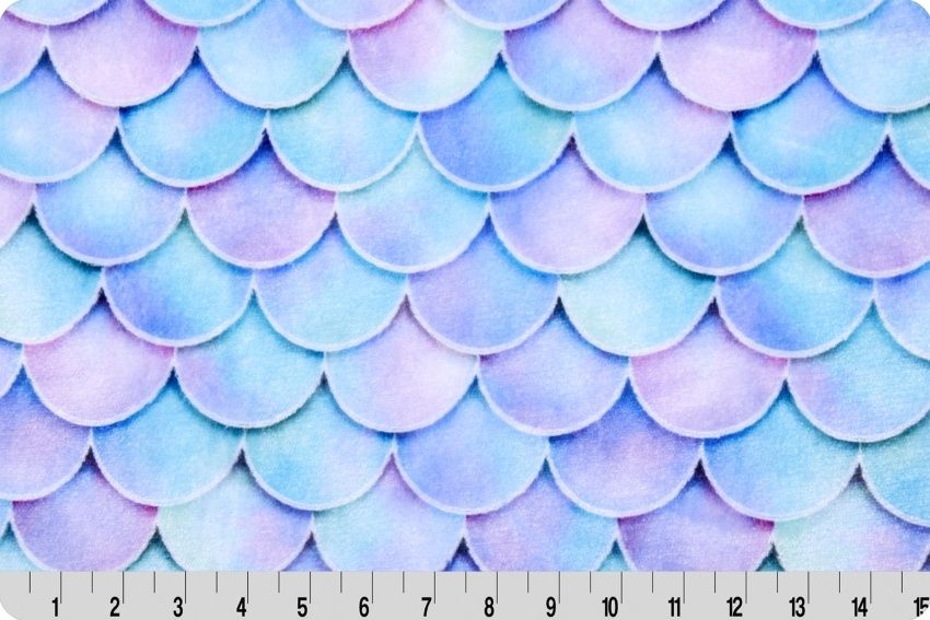 Mermaid Fin Cloud Cuddle by Shannon Fabrics- Multi