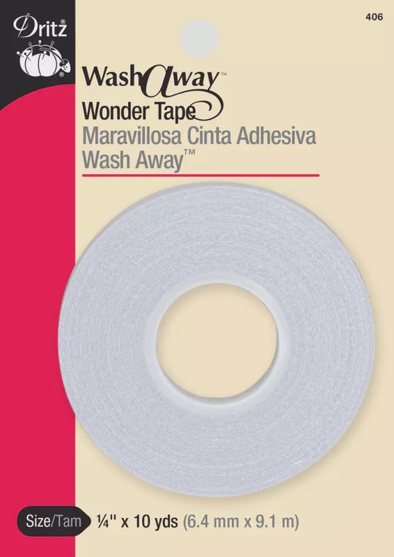 Dritz WashAway Wonder Tape - 1/4" X 10 yds.