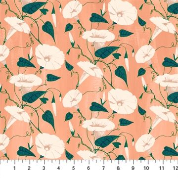 Daybreak by Anisa Makhoul in Coral for FIGO Fabrics