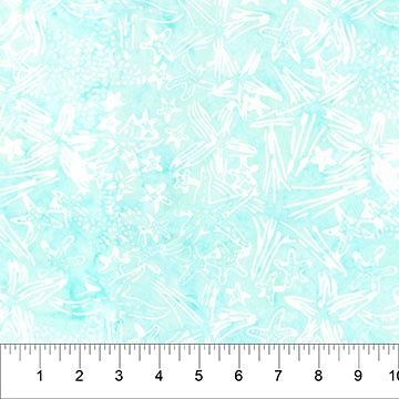 Paradise Bay in Seafoam by Linda J. Hahn of Frog Hollow Designs for Northcott
