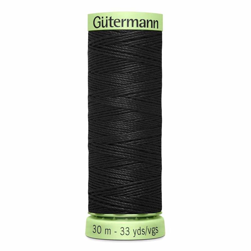 GÜTERMANN Heavy-Duty/Top Stitch Thread 30m - 010 Black