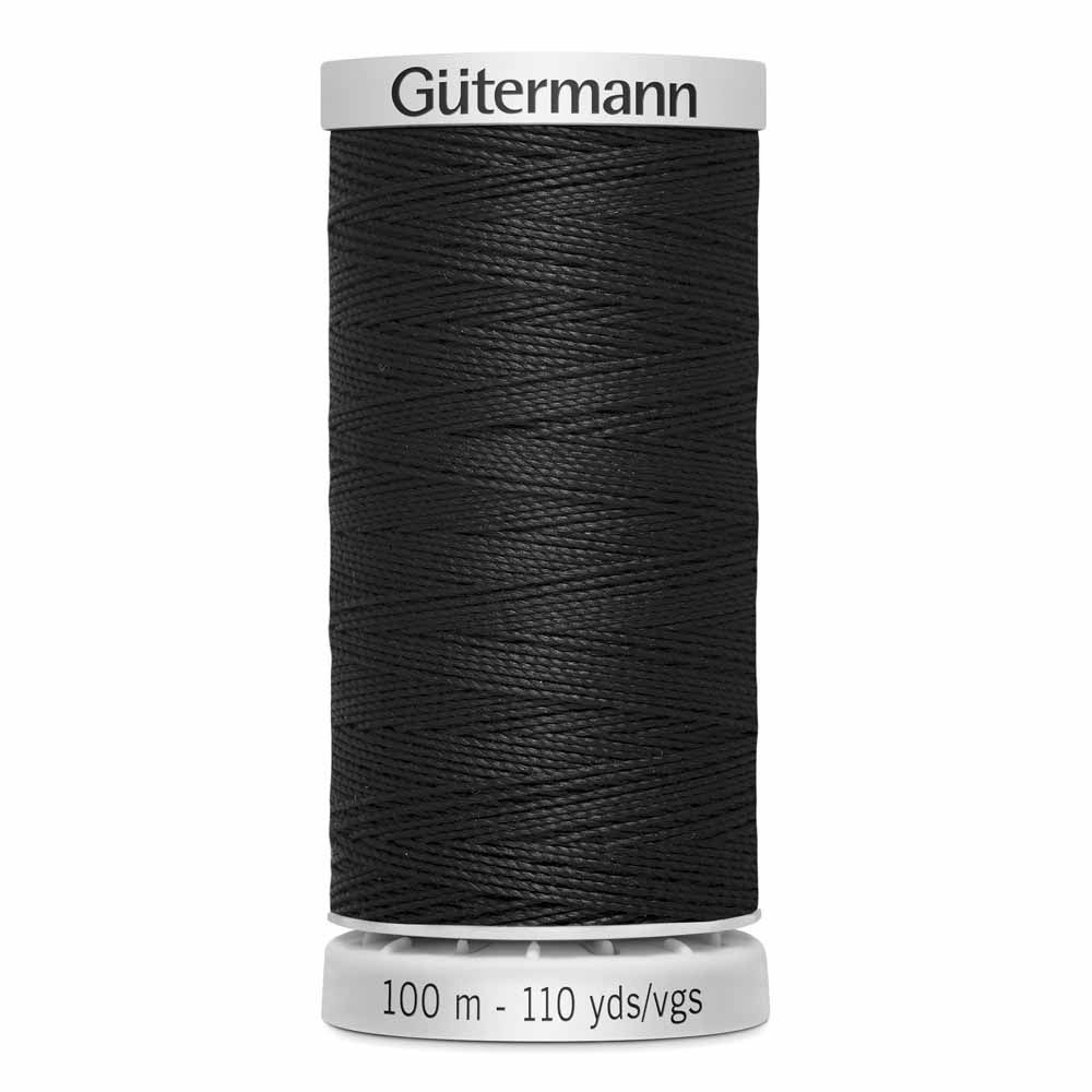 GÜTERMANN Extra Strong Thread 100m - 000 Black