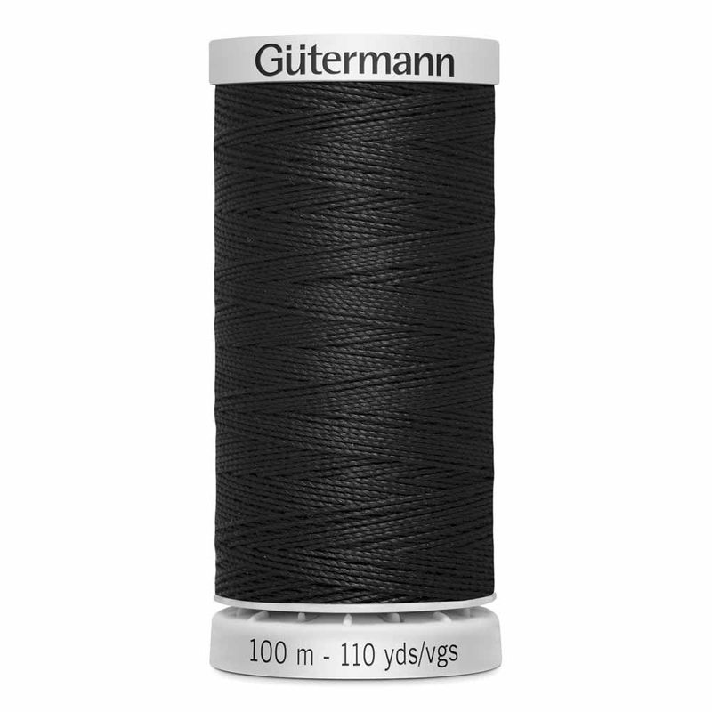GÜTERMANN Extra Strong Thread 100m - 000 Black