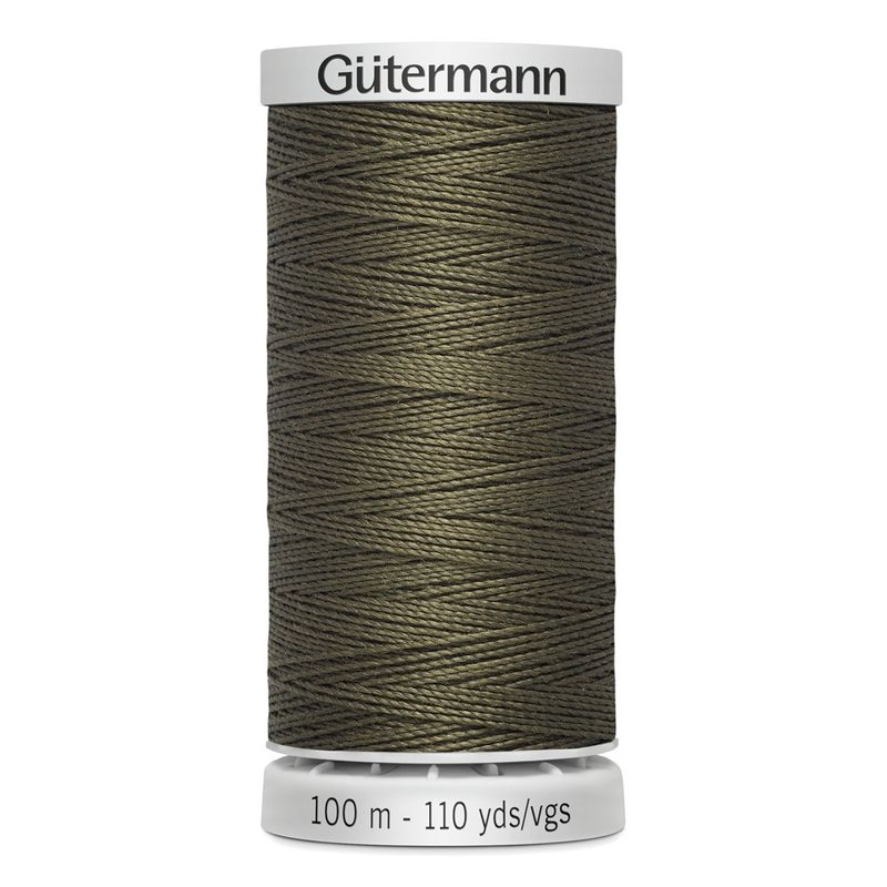 GÜTERMANN Extra Strong Thread 100m - 676 Dark Khaki