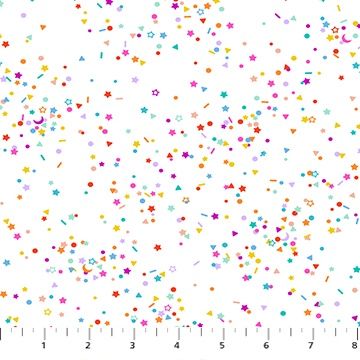 Dovetail Sprinkles in White Multi by Ghazal Razavi for Figo 92028-10
