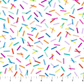 Dovetail Confetti in White Multi by Ghazal Razavi for Figo