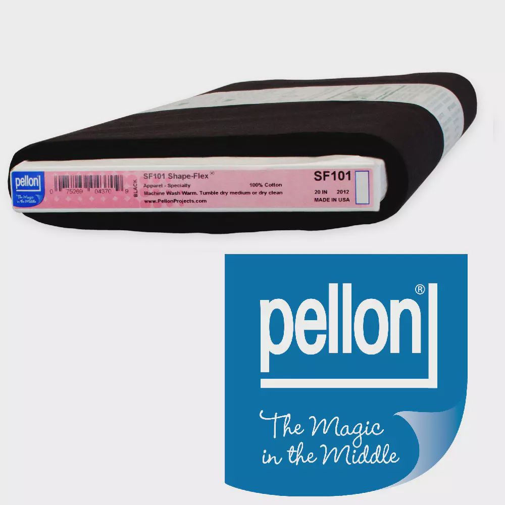 Pellon Shape-Flex Black Fusible Woven Interfacing 20&quot; wideSF101B