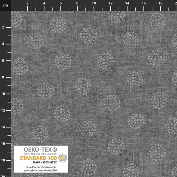 108&quot; Quilt Back by Stof Fabrics in gray 555-103 wideback