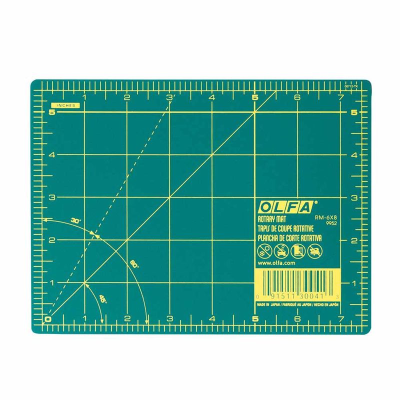 OLFA 6&quot; x 8&quot; Double Sided Rotary Mat